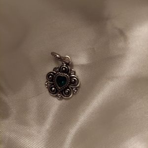 Brighton charm birthstone May Green Emerald heart